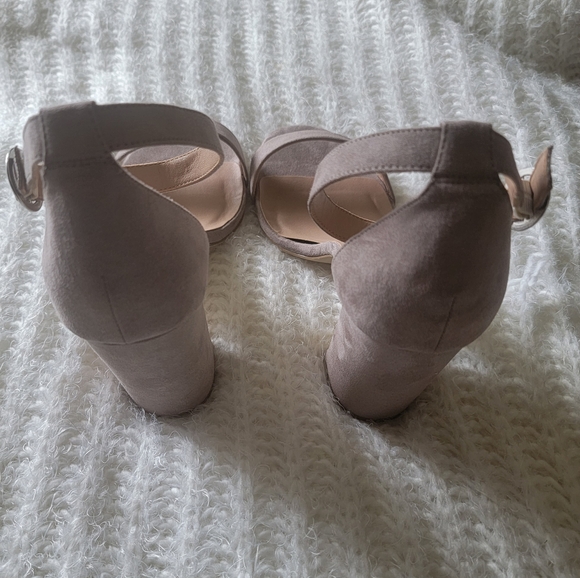 New Look Faux Suede Heeled Sandals 10 - Picture 3 of 4
